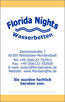 business card florida nights